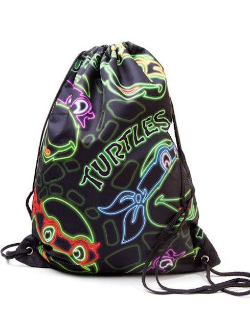 Mochila GYM - Las Tortugas Ninja "4 Tortugas Neón" | Novo
