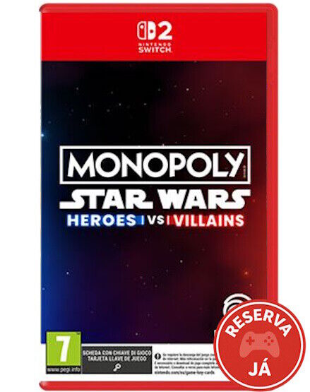 Monopoly Star Wars - Heroes vs Villains (Game Key Card) - Oferta DLC | NS2 | PRE-RESERVA