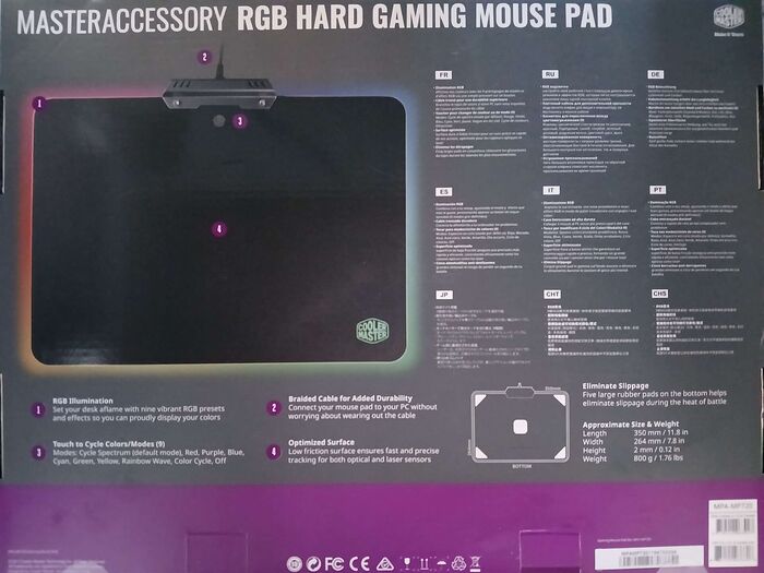 Mouse Pad Cooler Master RGB | NOVO