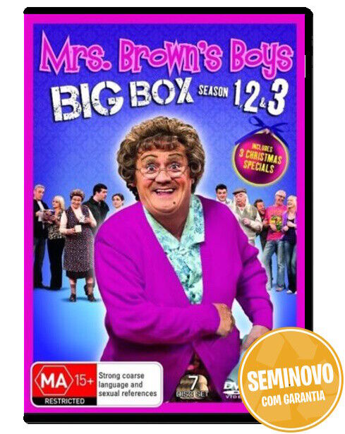 Mrs.Brow´s Boys BIG BOX Series 1,2 e 3 (sem Portugues) | DVD | Usado