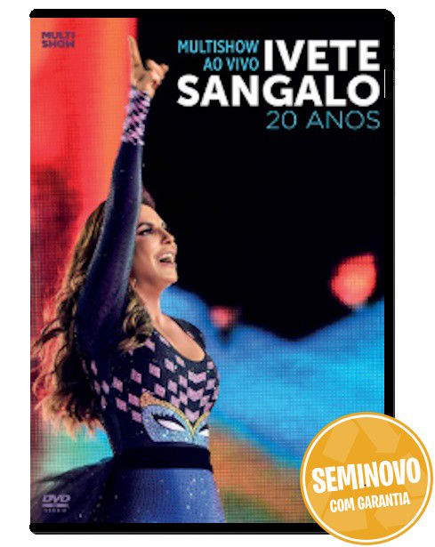 Multishow ao vivo Ivete Sangalo 20 anos | DVD | Usado