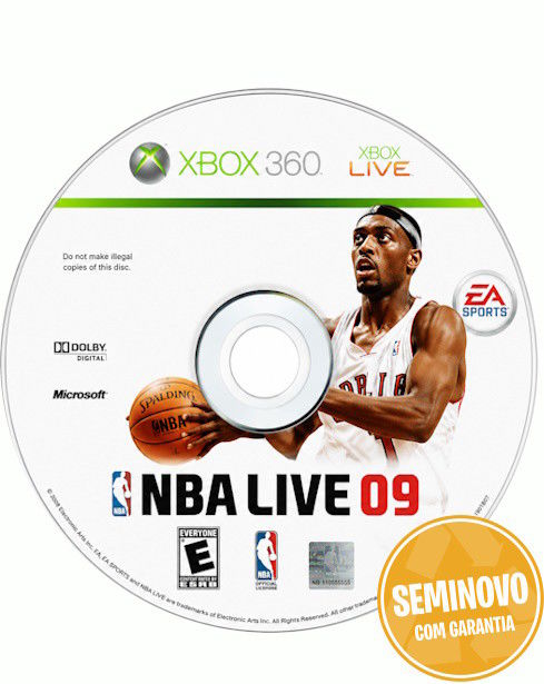 NBA Live 09-SO CD | XB360 | USADO