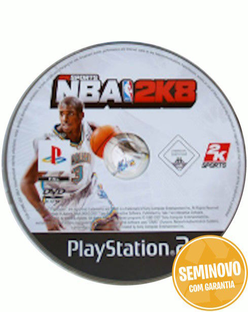 NBA 2K8 - Só CD | PS2 | Usado