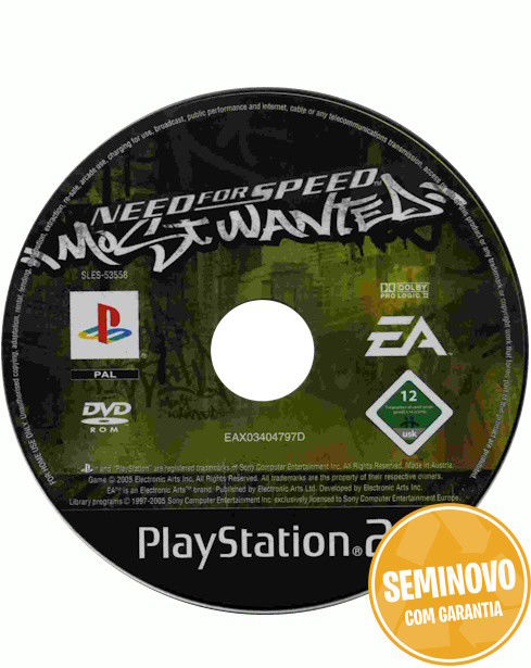 Need For Speed Most Wanted | PS2 | Usado