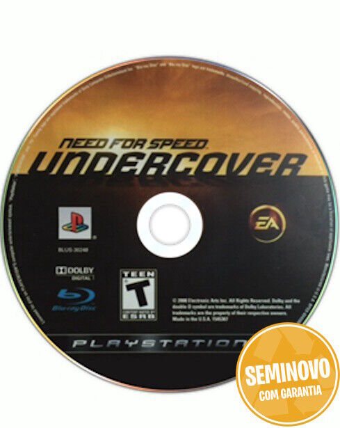 Need For Speed Undercover - Só CD | PS3 | Usado