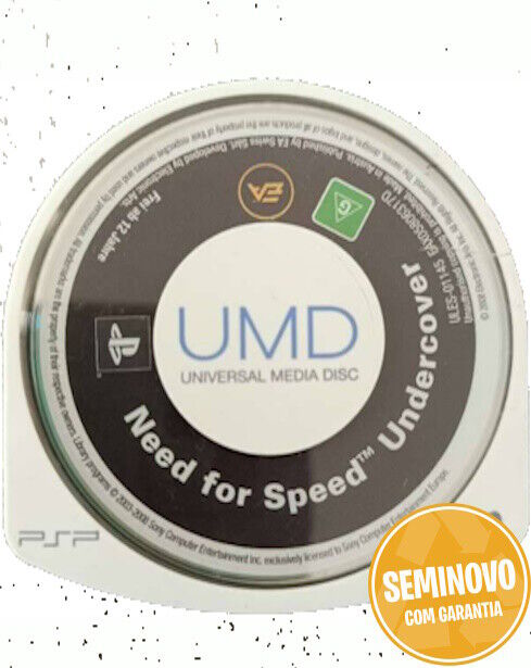Need For Speed Undercover - Só UMD | PSP | Usado