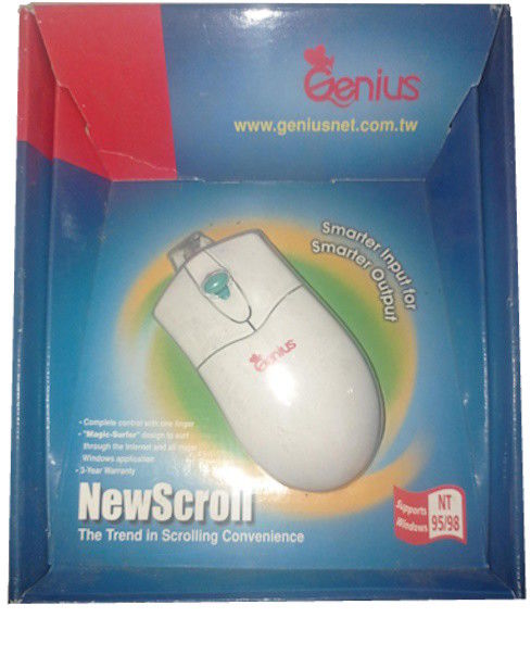 GENIUS NEWSCROLL EASYMOUSE+ MECHANICAL MOUSE | RATO | NOVO