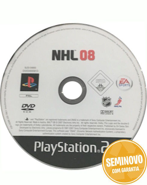 NHL 08 | PS2 | Usado