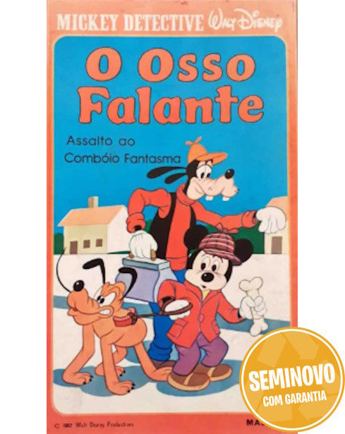 Mickey Detective: O osso falante / Assalto ao Combóio Fantasma | Usado