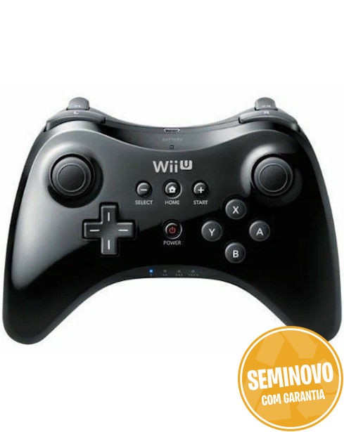 Wii U Pro Controller Wireless Gamepad Black Official For Nintendo Wii U | Usado 0