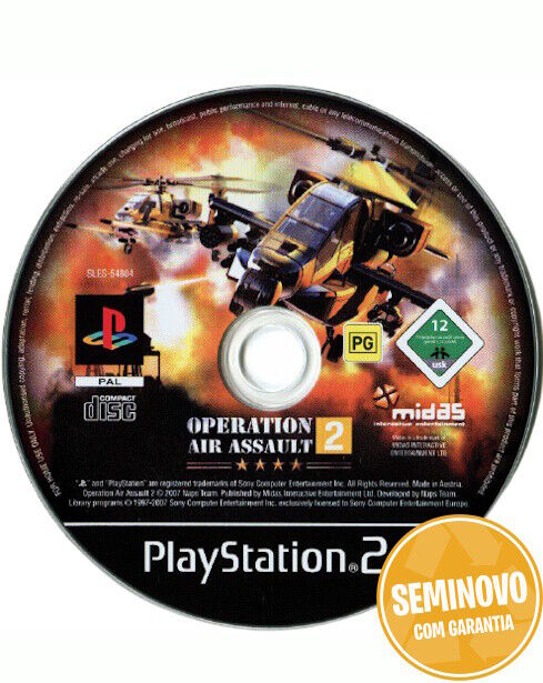 Operation Air Assault 2 - Só CD | PS2 | Usado