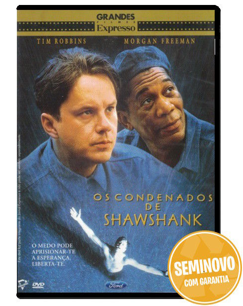 Os Condenados De Shawshank | DVD | NOVO