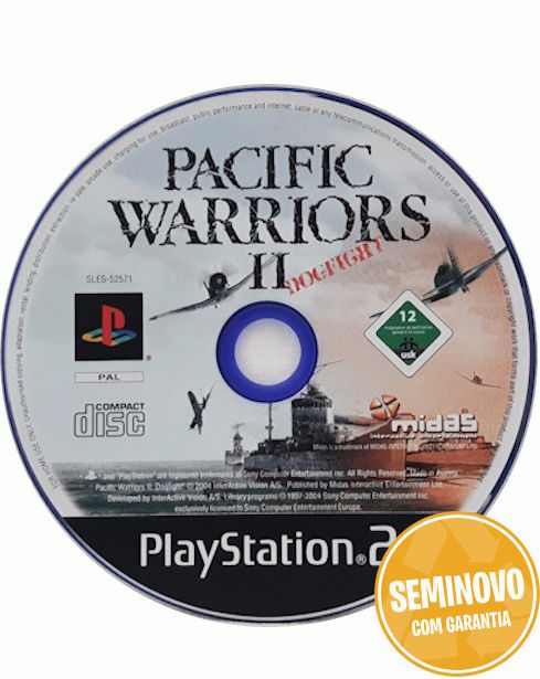 Pacific Warriors II: Dogfight-SO CD | PS2 | USADO