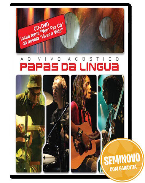  Papas da Lingua - Ao Vivo Acústico | DVD | USADO