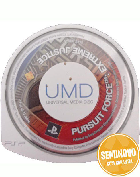 PURSUIT FORCE: EXTREME JUSTICE - SO UMD | PSP | USADO