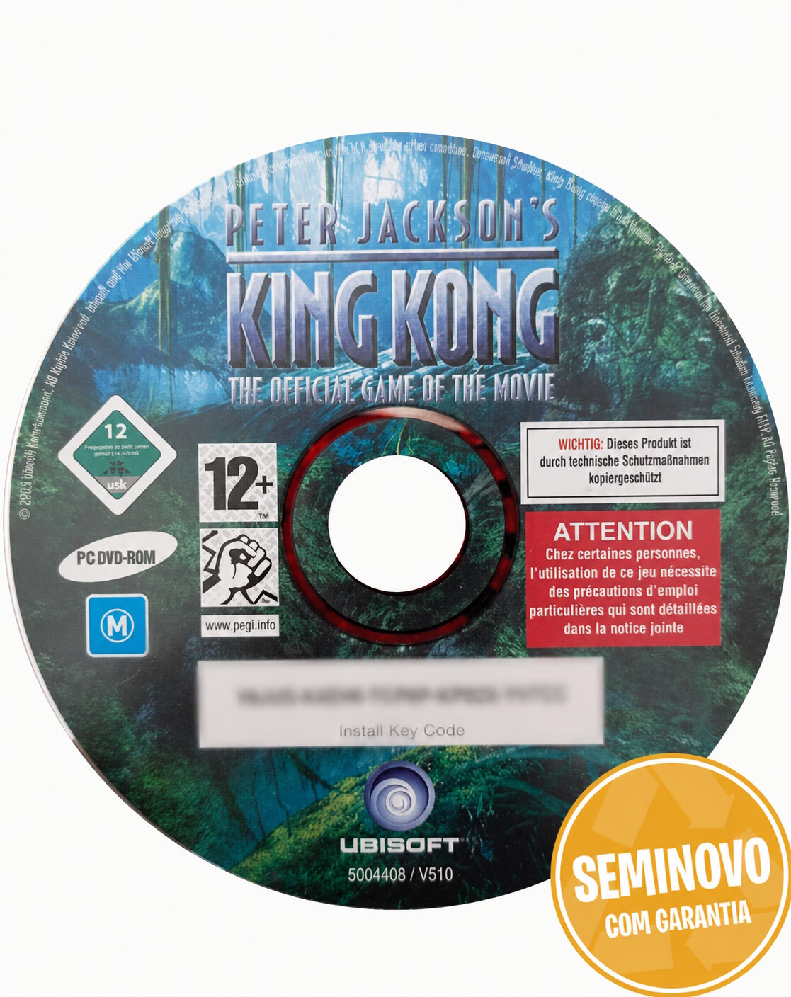 PETER JACKSON'S KING KONG: THE OFFICIAL GAME OF THE MOVIE - SO CD | PC | USADO 0