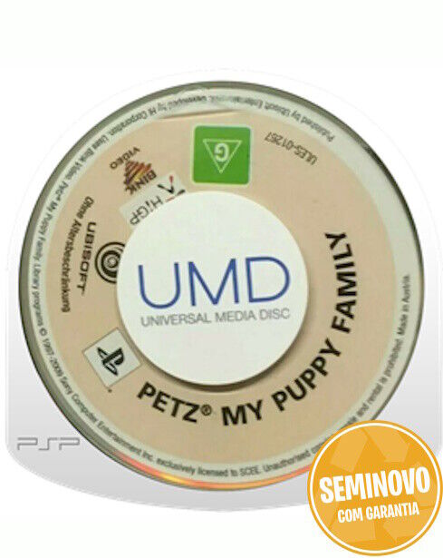 PETZ: MY PUPPY FAMILY - SO UMD | PSP | USADO