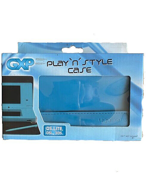 GXP Play 'N' Style Case Azul para NDSL, DSi e 3DS | Novo