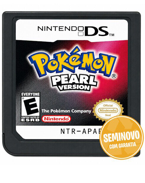 Pokémon Pearl version - só cartucho | NDS | Usado