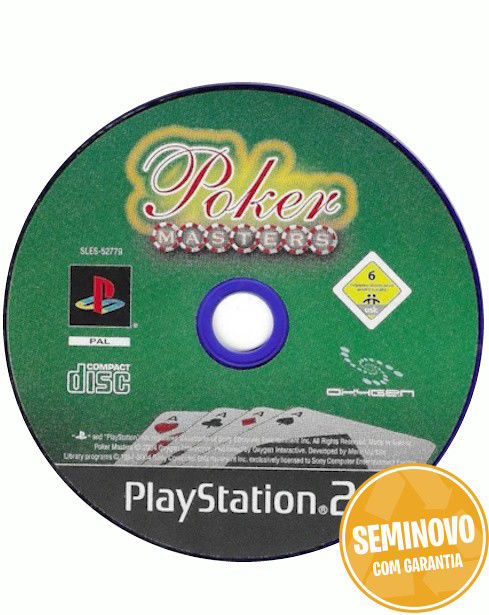 Poker Masters - Só CD  | PS2 | Usado