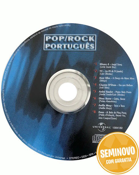 POP/ROCK PORTUGUÊS | SÓ CD | USADO