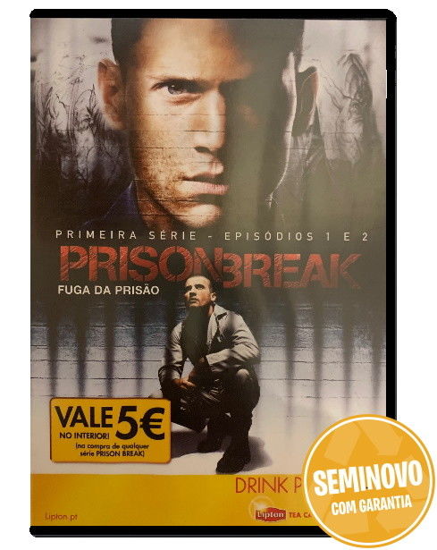 Prison Break Primeira Serie - Episodios 1 e 2 | DVD | USADO