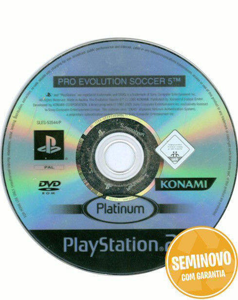 Pro Evolution Soccer 5 - Só CD | PS2 | Usado