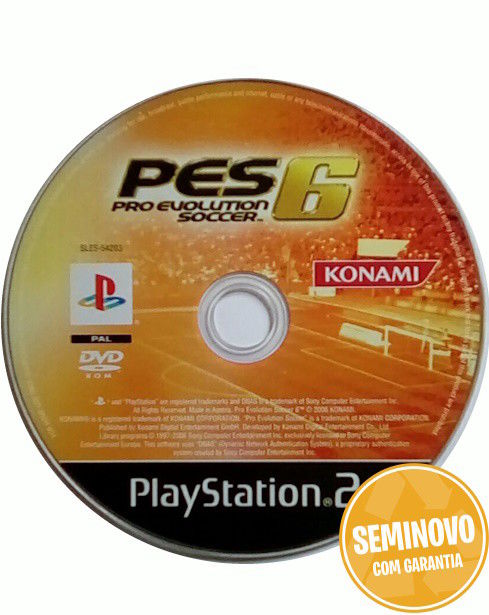 Pro Evolution Soccer 6 | PS2 | Usado