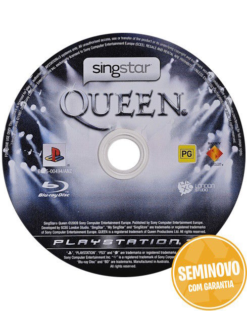 Singstar Queen - so cd | PS3 | Usado