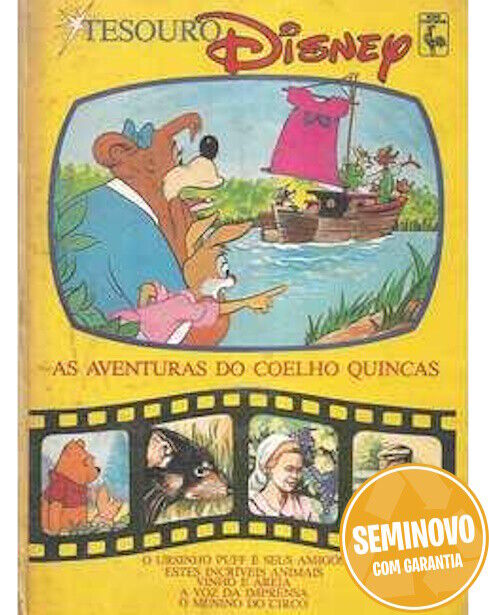 Tesouro Disney - As aventuras do coelho Quincas | Usado