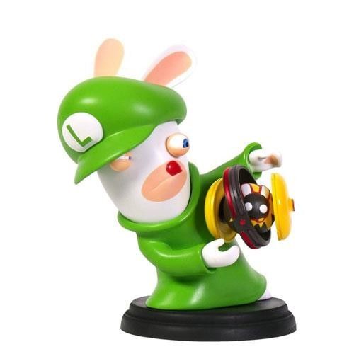 Estatua Mario + Rabbids Kingdom Battle 16 cm - Rabbid Luiggi | Novo