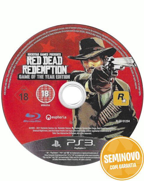 Red Dead Redemption - so cd | PS3 | Usado