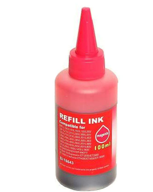 EPSON T6643 MAGENTA INK REFILL 100ML | TINTA PARA IMPRESSORA | NOVO