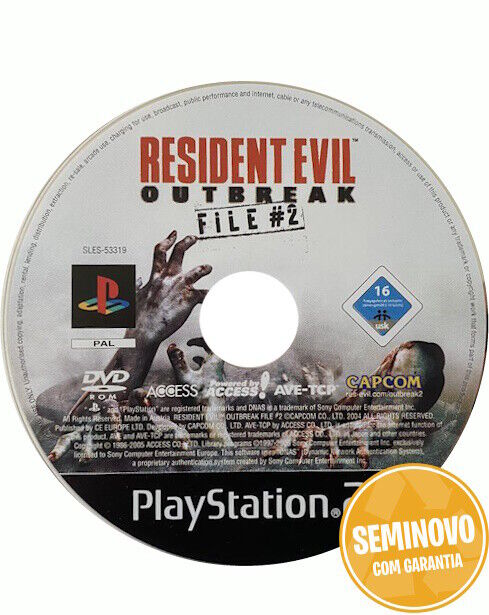 Resident Evil Outbreak File 2 - so cd | PS2 | Usado