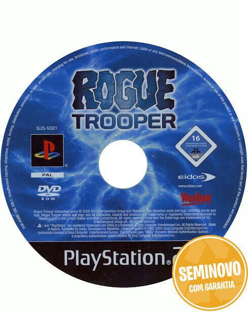 Rogue Trooper - so cd | PS2 | Usado