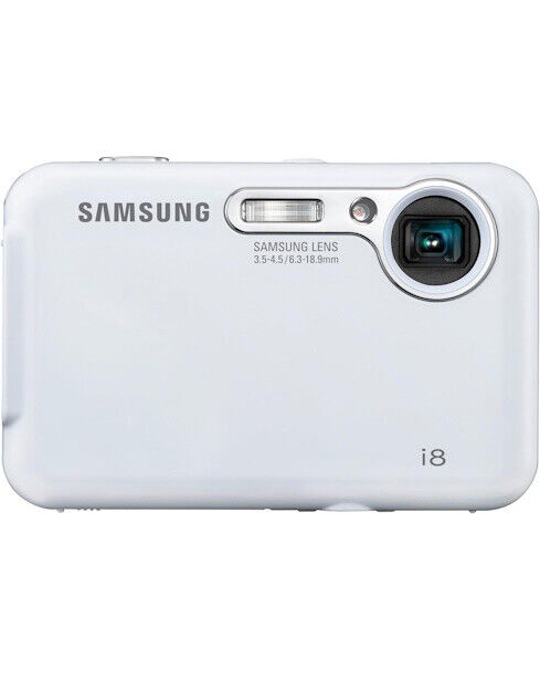 Samsung Câmera digital i8 8,2 MP com zoom óptico de 3 x (branca) | Novo