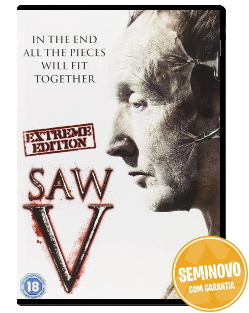 Saw V Extreme Edition  (sem Portugues) | DVD | Usado