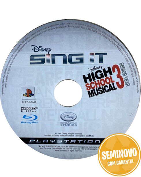 High School Musical 3: Senior Year Dance - SO CD | PS3 | Usado