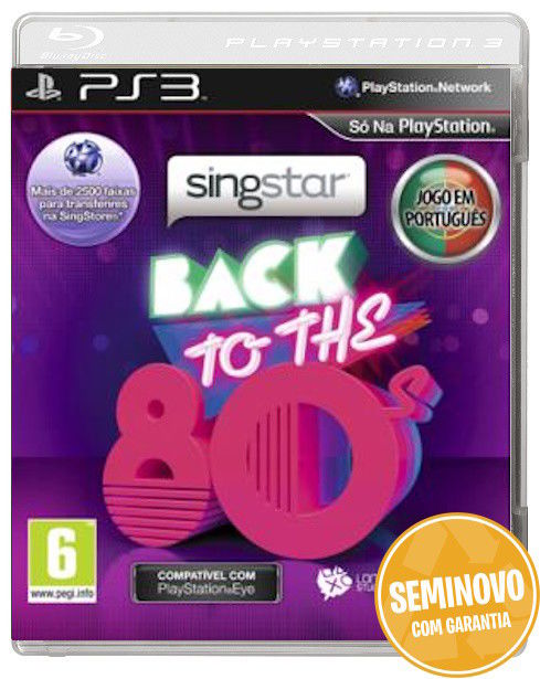 SingStar: Back to the 80s | PS3 | Usado