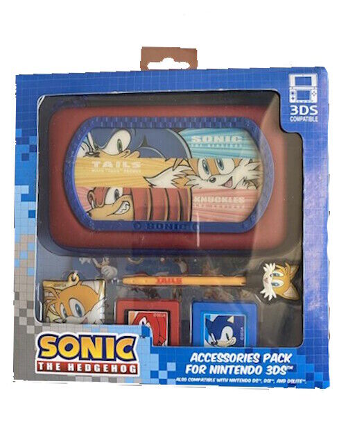 Sonic the Hedgehog Accessories Pack para Nintendo 3DS, DSi e DS Lite | Novo