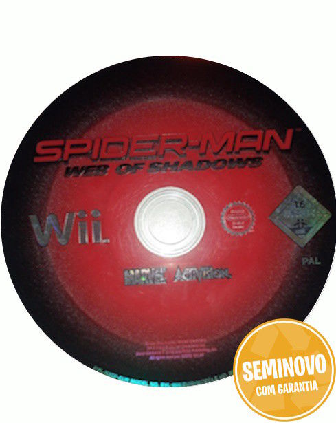 SPIDER-MAN: WEB OF SHADOWS - SÓ CD | WII | USADO