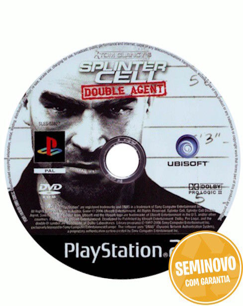 Splinter Cell Double Agent - Só CD | PS2 | Usado