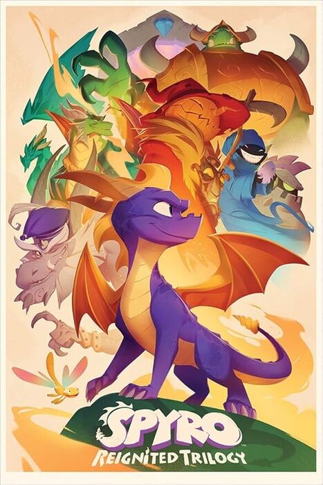 Spyro Poster Multicor 61 x 91.5cm | Novo