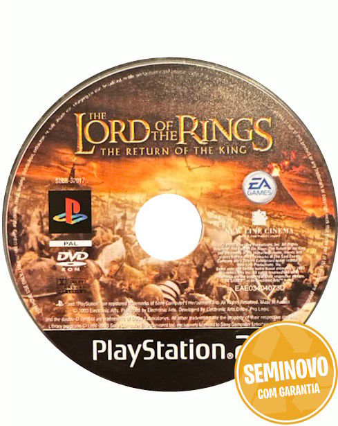 The Lord of the Rings: The return of the king - so cd | PS2 | Usado