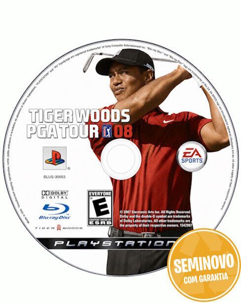 Tiger Woods PGA Tour 08-SO CD | PS3 | USADO