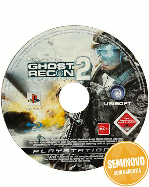 Tom Clancys Ghost Recon Advanced Warfighter 2 - só CD  | PS3 | Usado