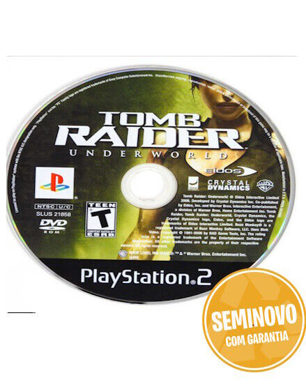 Tomb Raider Underworld - Só CD | PS2 | USADO