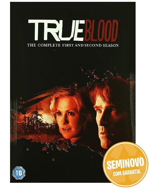 True Blood The Complete First and Second Season  (sem Portugues) | DVD | Usado