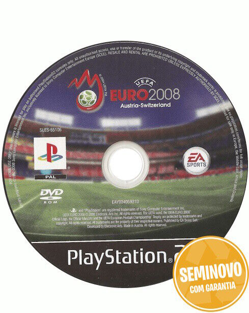 UEFA Euro 2008 | PS2 | Usado