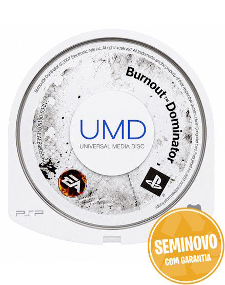 Burnout Dominator - só UMD | PSP | Usado